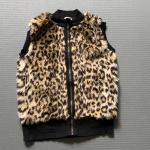 NWOT Animal print vest